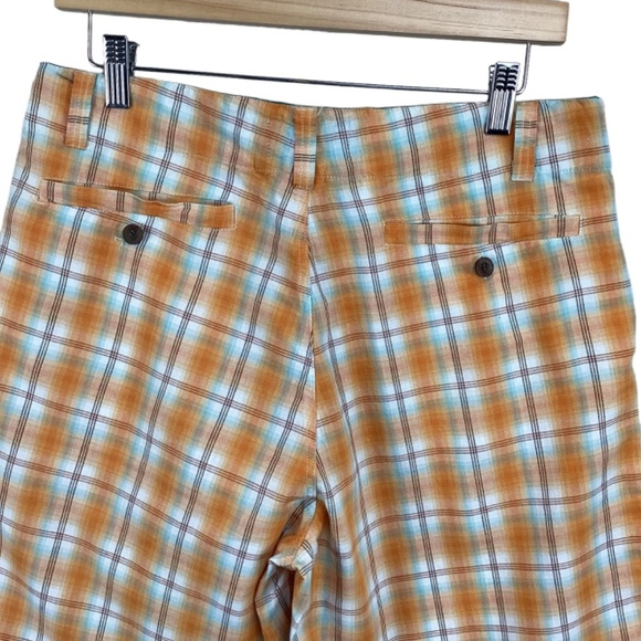 Abercrombie & Fitch Orange White Blue Brown SHorts Size 30 Mens - Picture 5 of 7